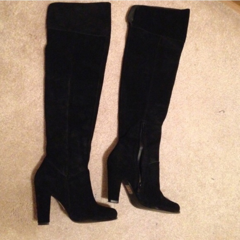 Black OTK boots